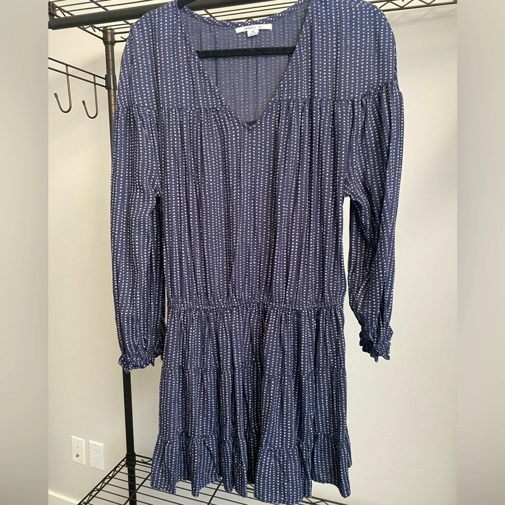 O'Neill Blue and White Patterned Dress - Picture 3 of 5